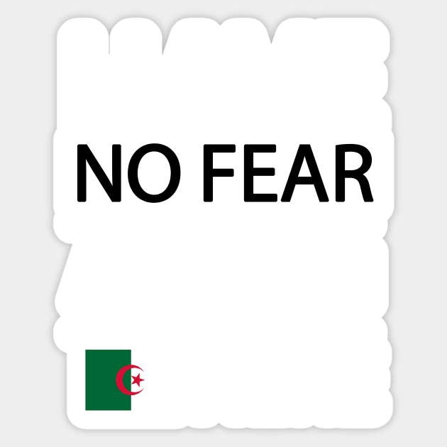 Have no fear the algerian is here Sticker by dex1one
